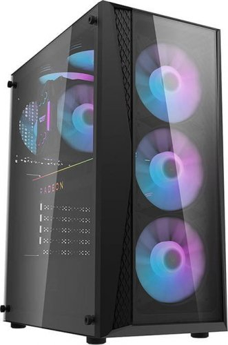 Kasë kompjuteri Darkflash DK352 Plus, e zezë