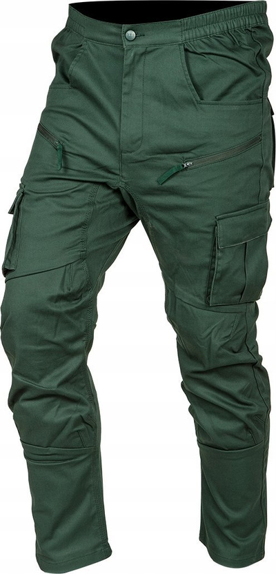 Pantallona pune Topex OUTDOOR jogger, madhësia XXL, ngjyrë jeshile