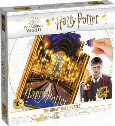 Puzzle Harry Potter Salla e Madhe, 500 copë, Wizarding World