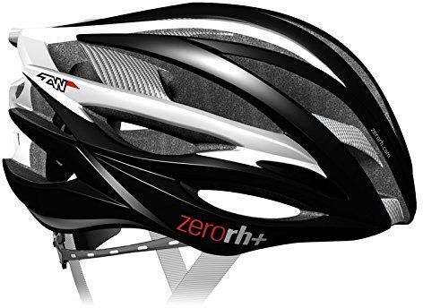 Helmetë çiklizmi RH+ ZW, rrugore, e lehtë, bardh e zi