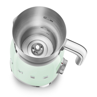 Shkumues qumështi SMEG 50's Style MFF11PGEU, 500 W, e gjelbër pastel