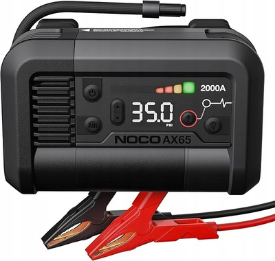Startues baterie me kompresor NOCO Boost Air AX65, 2000A, power bank 60W, i zi