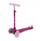 Trotinet ekuilibri Kidwell UNO Glitter Pink, 3 rrota, rrota LED, rozë me shkëlqim