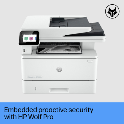 Printeri HP LaserJet Pro MFP 4102fdw, lazer monokrom, WiFi, i bardhë