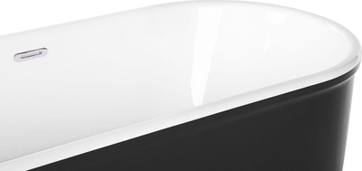 Vaskë e pavarur PINEL 1700 x 800 mm, ovale, e zezë