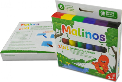 Set lapsa dylli Malinos Retractable, 6 ngjyra