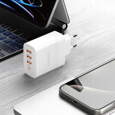 Karikues muri Dudao A5Heu, 3x USB A 1x USB C PD 20W, i bardhë