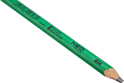 Молив за ѕидарство Нео Мејсонри 240 mm, тврдост 4H, црвен
