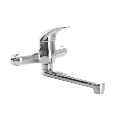 Ѕиден кујнски чешма Domoletti SAZAVA DSA501.5/23, ѕиден, цевка 29 cm, хром