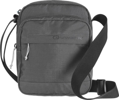 Çantë shpatulle Lifeventure RFID Shoulder Bag Pouch, material i ricikluar, gri