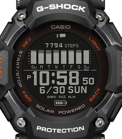 Orë për meshkuj Casio, e zezë