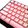 Set keycaps Glorious GPBT Basics, 131 taste PBT, universal për tastiera mekanike, rozë Potion Pink