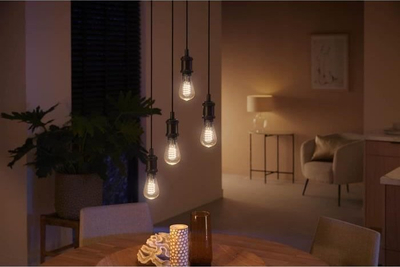 Llampë smart Philips Hue E27 WA 7W Filament ST64, LED, dritë e bardhë e ngrohtë