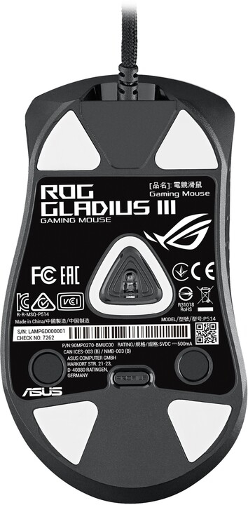 Maus ASUS ROG Gladius III, i zi