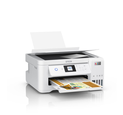 Printer multifunksional Epson EcoTank ET-2856, Inkjet A4, Wi-Fi, i bardhë