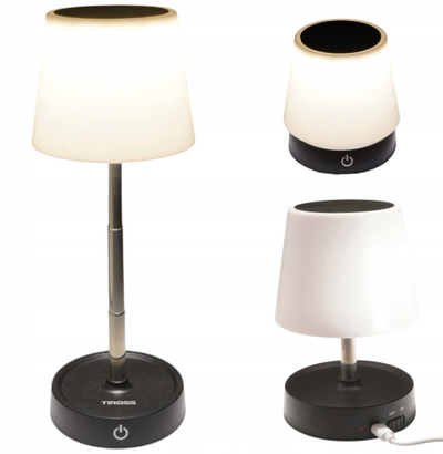 Llambë tavoline TS2232, LED, e rikarikueshme, e bardhë