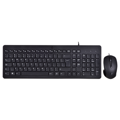 Tastierë + maus HP 150, USB, e zezë