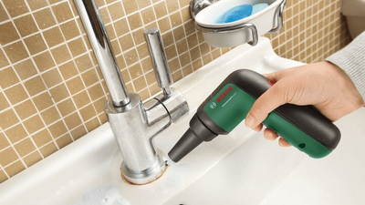 Детална четка Bosch UniversalBrush, за прецизно чистење, црно компактен корпус