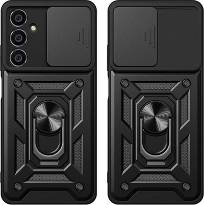 Këllëf telefoni Tech-Protect Camshield Pro për Samsung Galaxy A05s, unazë 360°, mbrojtës kamere, i zi
