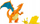 Figurë lodër Pokémon Jazwares Flame and Flight Charizard, 15cm, interaktive me drita dhe zëra, portokalli