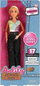 Kukull mode Anlily Jeans, 29 cm, bjonde, me xhinse të zeza