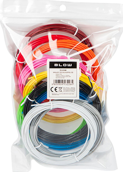 Filament 3D Pen PLA, 1.75mm, 10x5m, shumëngjyrësh