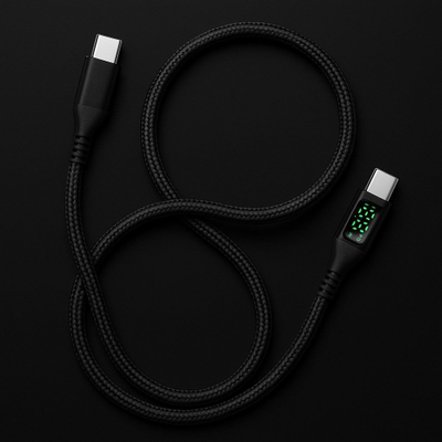Kabllo USB C ART, 1m, 100W, ekran, e zezë