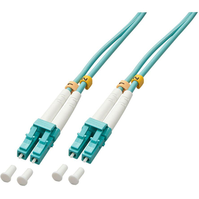 Kabllo optike Lindy Patchcord LC/LC, OM3, 50/125, Multimode, 1m