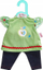 Rroba kukulle Dolly Moda Dress with Leggings S, set fustan me geta, për kukulla 30 36 cm, jeshile