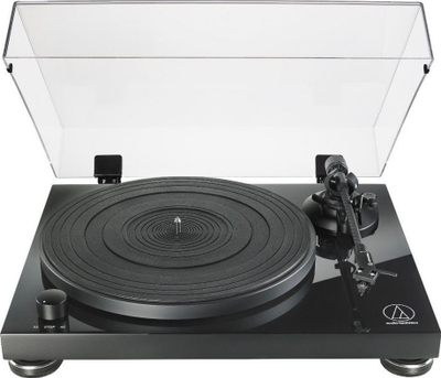 Gramafon Audio Technica ATLPW50PB, me dorë me rrip, Piano Black