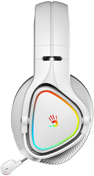 Kufje gaming Bloody MR710, wireless tri mode, 44 orë bateri, me RGB, të zeza