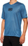 Bluzë çiklizmi 100% AIRMATIC Mesh Jersey, për meshkuj, mëngë të shkurtra, blu e hirtë, S