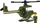 Set konstruktiv Alleblox AB3033 Military Blocks, 3 në 1, 170 copa, me ngjyra