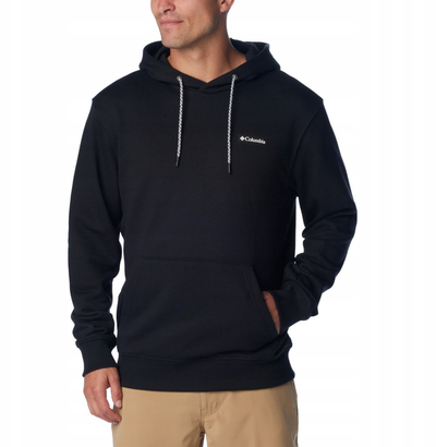 Bluzë me kapuç Columbia Marble Canyon French Terry Hoodie M, pambuk poliester, e zezë