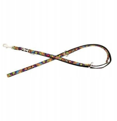 Leckë qeni Barry King Picasso, polipropilen, 10mm 220cm, e zezë shumëngjyrëshe