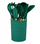 Set aksesorë kuzhine Alpina, 12 copë silikoni, me qëndrim, jeshil