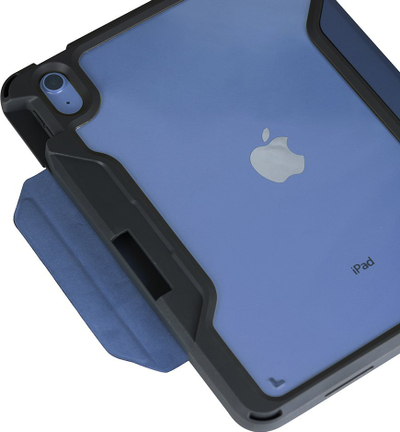 Mbrojtëse tablet DEQSTER Rugged MAX për iPad 10.9" gjenerata 10, me këmbë mbështetëse, me mbajtës stilolapsi, e shumëngjyrshme