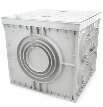 Gropë inspektimi dhe matjesh OBO Bettermann SG555555-10, IP55, 550x550x550 mm, gri