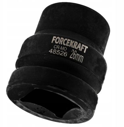 Ударна наставка Forcekraft, 26mm, 1", 6-аголна