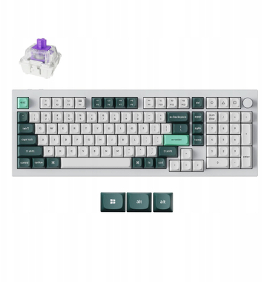Tastierë mekanike Keychron Q5 HE, Gateron Hall Effect, 2.4 GHz edhe Bluetooth
