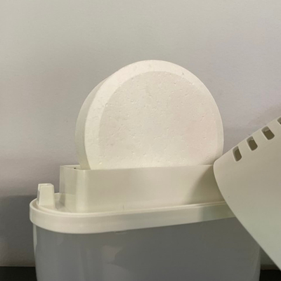 Refill për thithësen e lagështisë Ruhhy, tabletë 2x400g, për dehumidifier, e bardhë