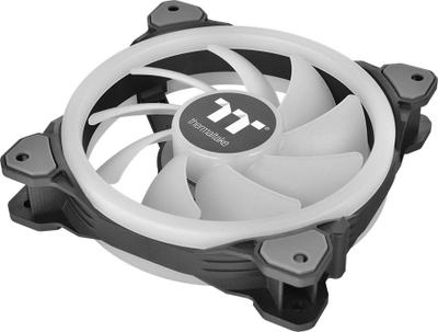 Set ventilatorësh PC Thermaltake Riing Trio 12 RGB Plus, 120mm, 3 copë me hub, të zi