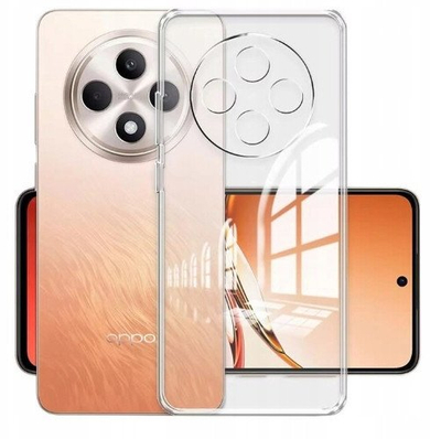 Kapak telefoni Clear Case 2mm për Oppo Reno 12F 5G 12FS F27, transparent, me mbrojtje kamere