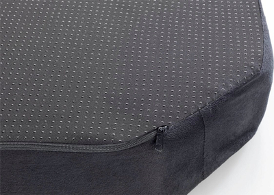 Tabaka divani Maximex Tray, jastëk shkumë që s’rrëshqet, 4 vende për gota, e zezë