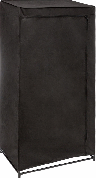 Garderobë prej cope Atmosphera, 68x45x148 cm, me skelet metalik, e zezë
