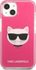 Futrollë telefoni Karl Lagerfeld Choupette Head KLHCP13MTPECPI, për iPhone 13 6.1", hardcase, fuchsia