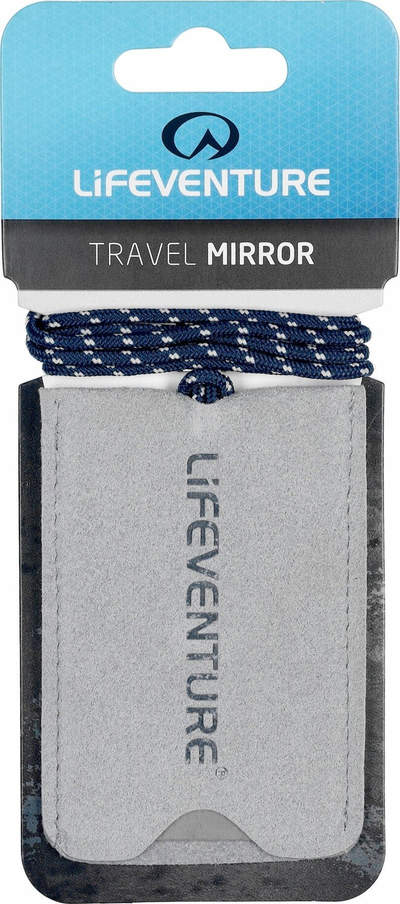 Pasqyrë udhëtimi Lifeventure Unbreakable, inoksi, e pathyeshme, gri