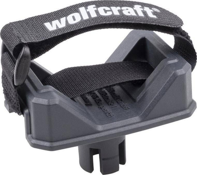 Mbajtës për zorrë fshese me korrent Wolfcraft, për tavolina Master, diametër 30-60 mm, i zi