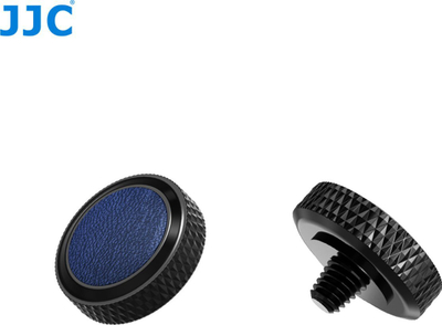 Buton shkarkimi JJC për aparat fotografik, për Fuji dhe Sony, blue on black