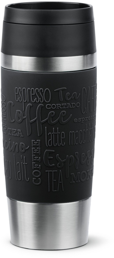 Gotë termike Emsa Sanitation N20202, 0.36L, çelik inox, e zezë